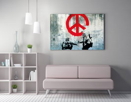 Wallity Lienzo Decorativo Banksy WY126 70 x 100 cm